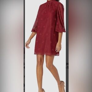 Trina Turk high neck Palm Colony shift dress 10